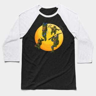 TMNT Jump Attack Baseball T-Shirt